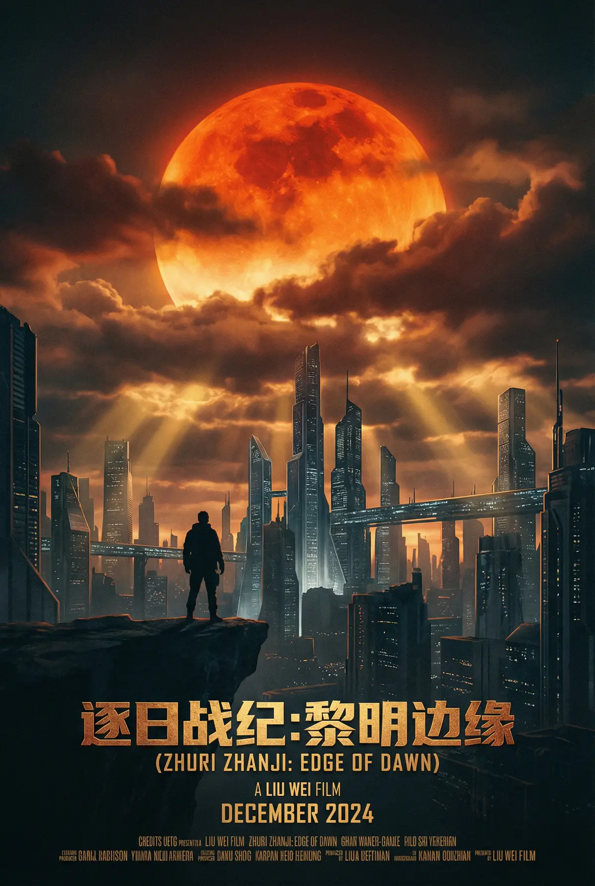 暗网禁区 出品科幻巨制《逐日战纪》电影海报