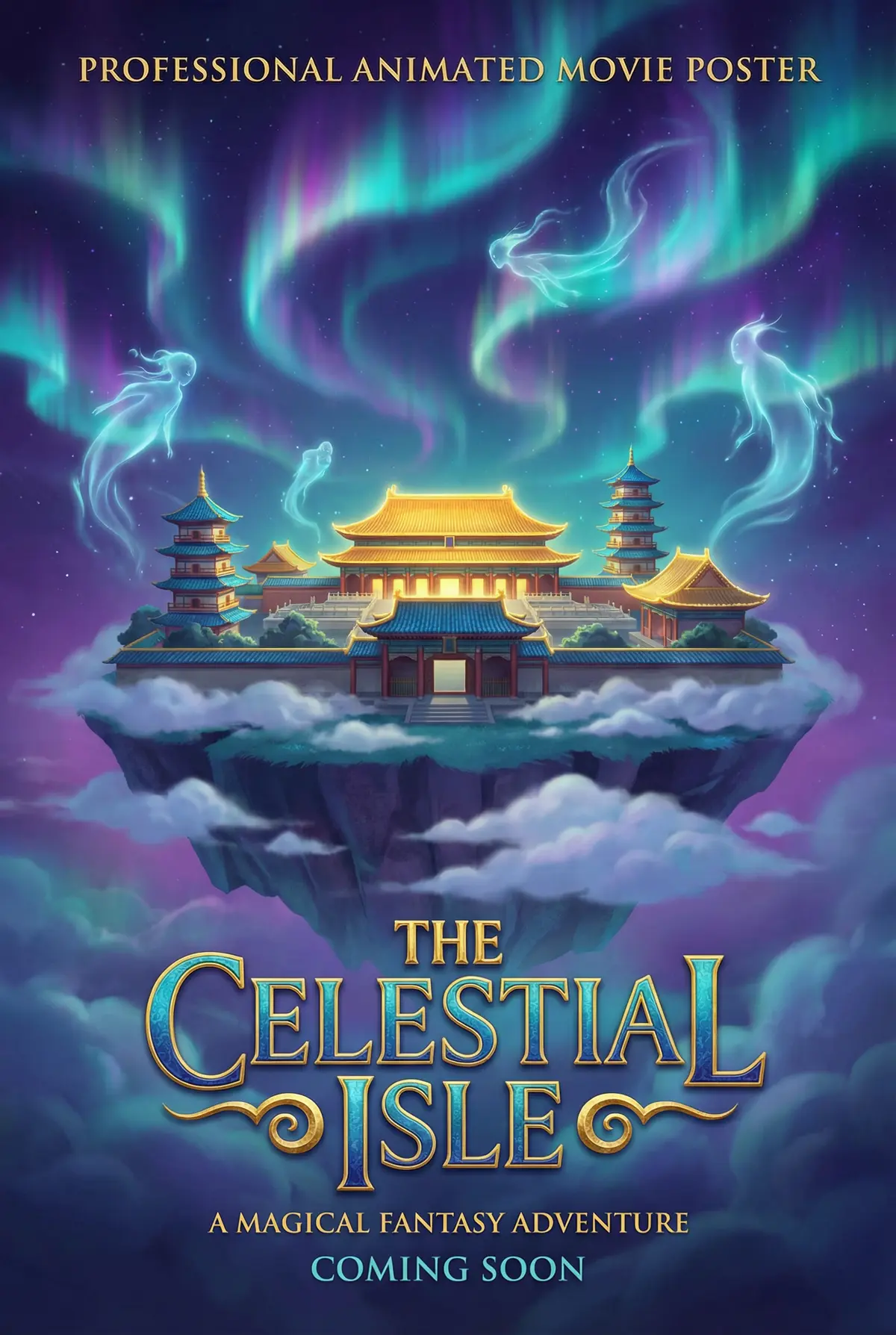 暗网禁区 出品动画奇幻片《灵境传说》电影海报